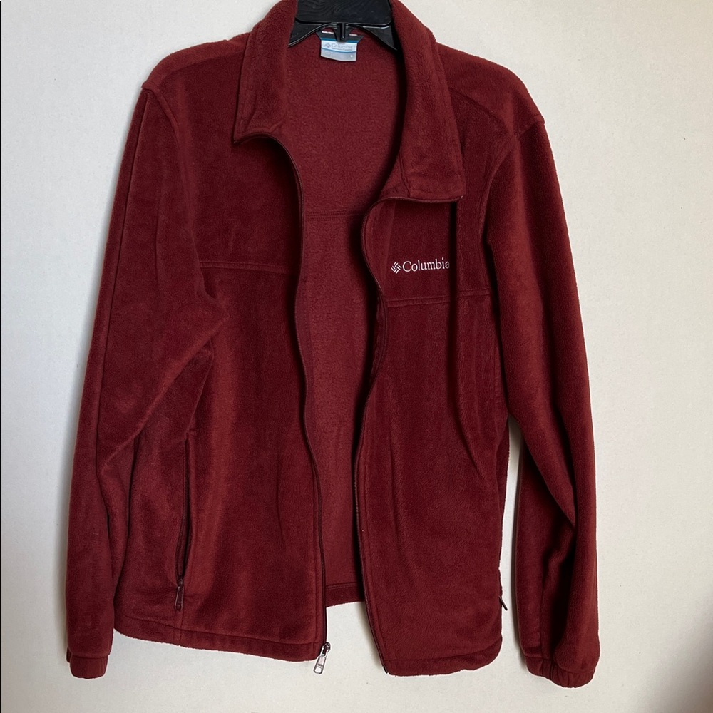 Columbia Red Fleece Jacket